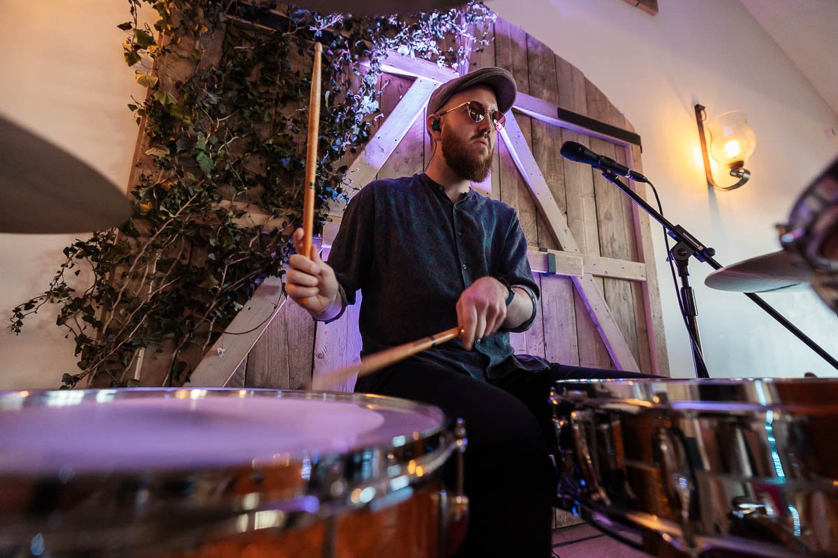 music drummer ribble valley lancashire hobbit hill wedding