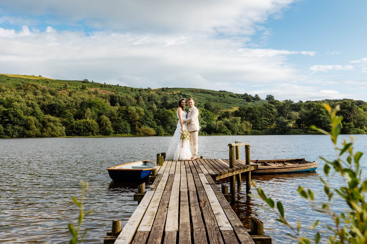 wedding lake Wyresdale park wedding Photography summer 