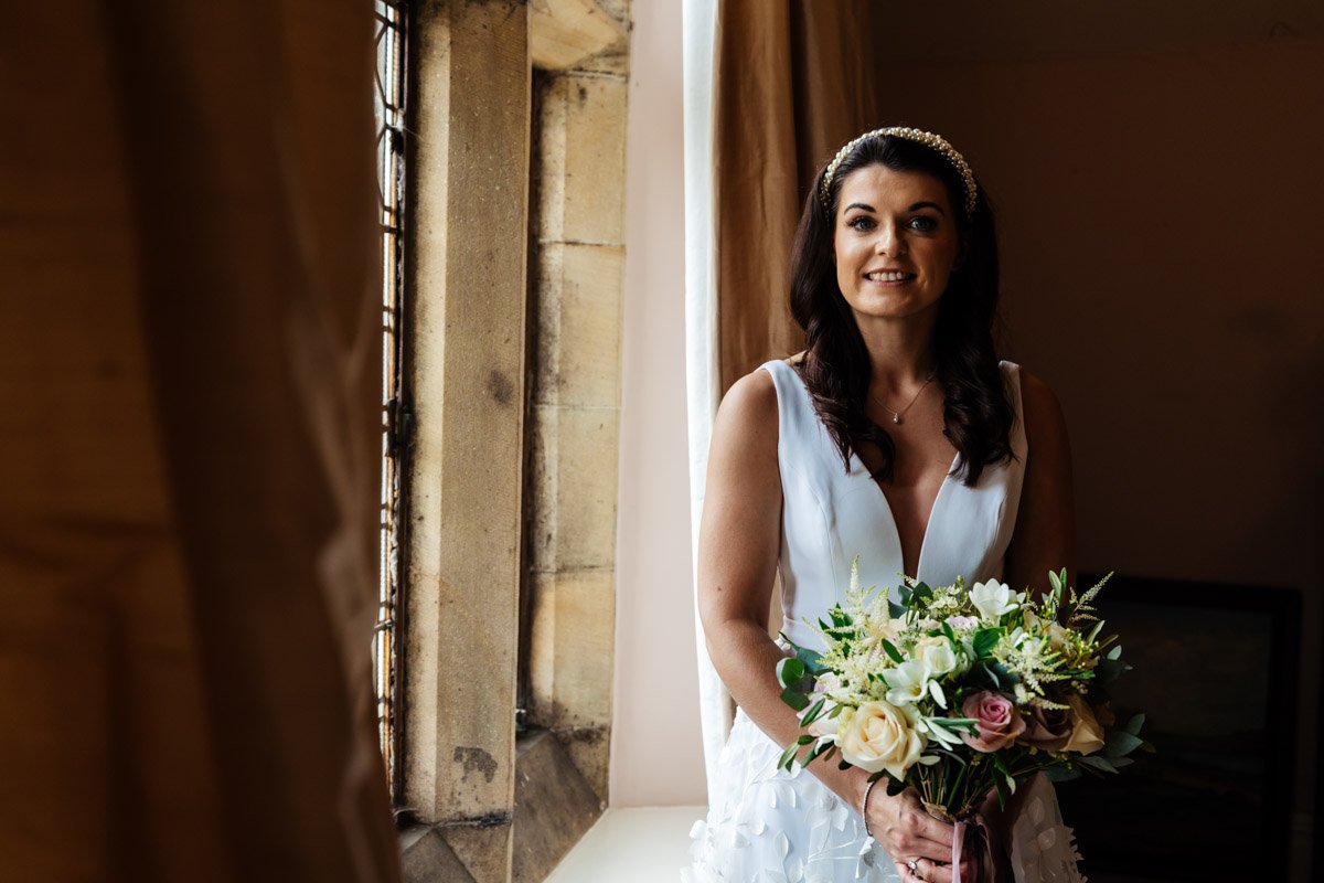 portraits Wyresdale park wedding Photography flowers dress 