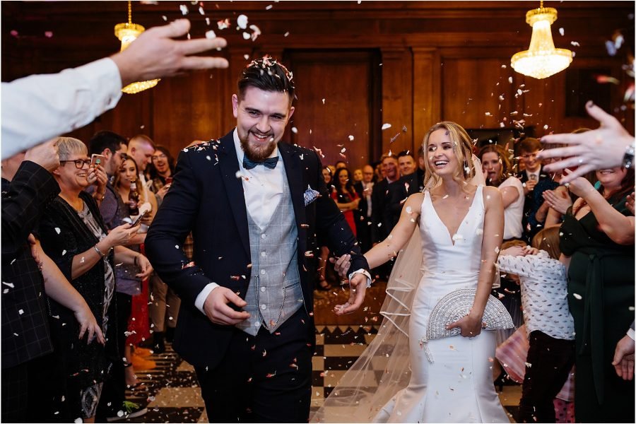 confetti wedding Macnhesterr city wedding