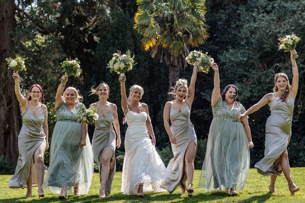 bridesmaid flowers wyresdale lawn summer smiles