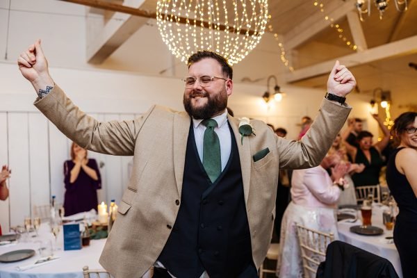 groomsmen wedding bashall barn twilight wedding