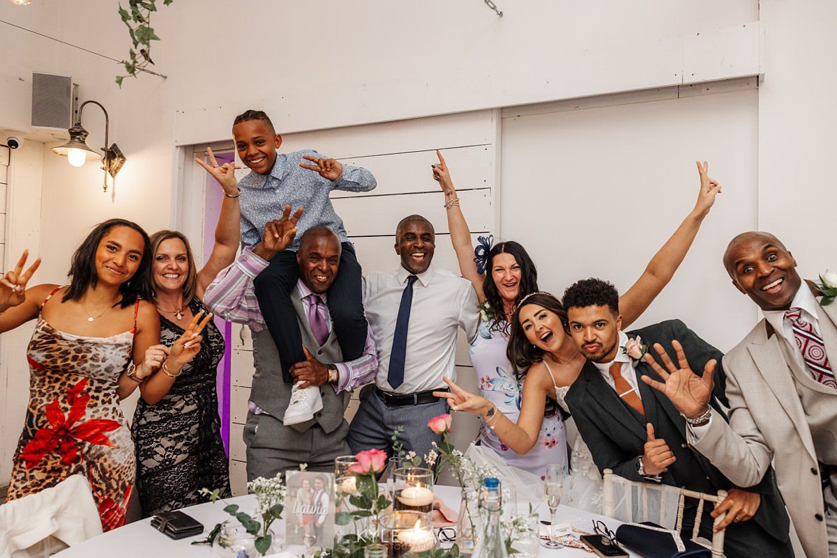 wedding guests bashall barn