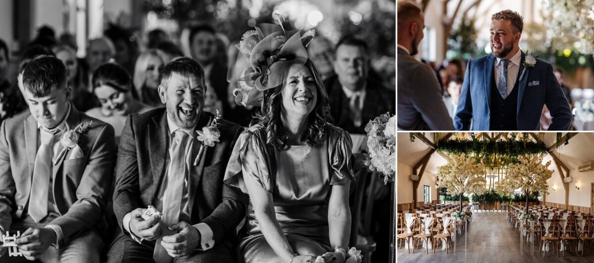 wedding ceremony river barn lancashire