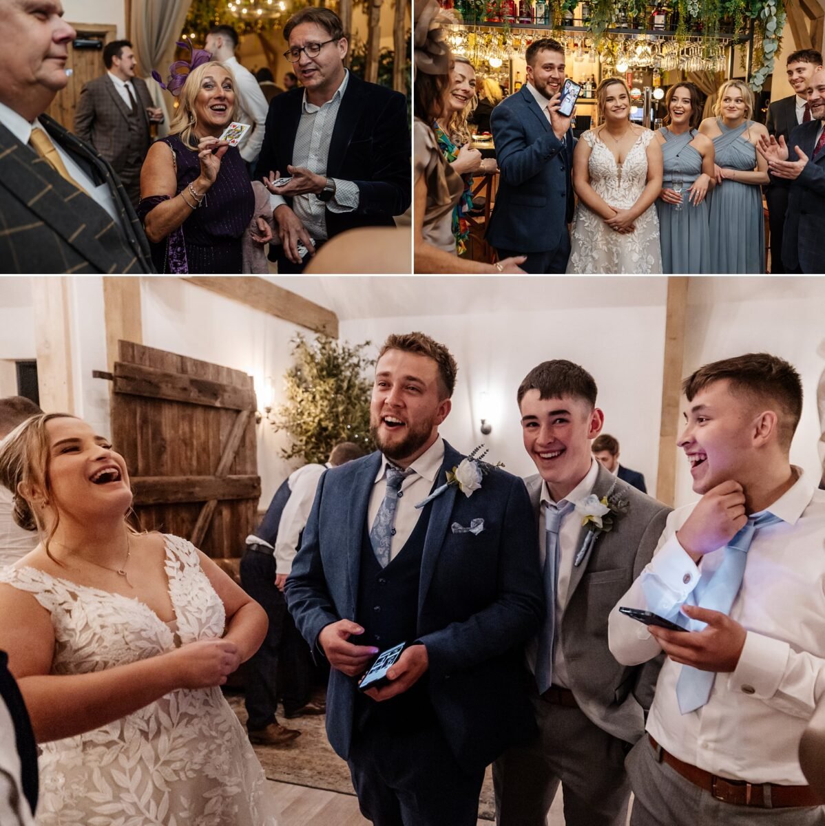 magic show lancashire wedding guests