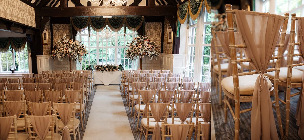mere court hotel wedding venue chairs ceremony room