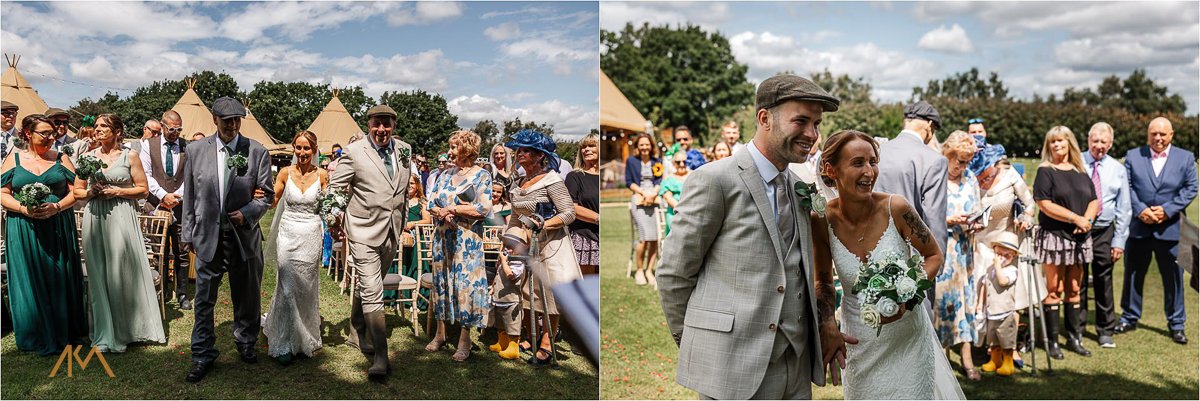 bride groom Tipis at Riley Green wedding outdoor
