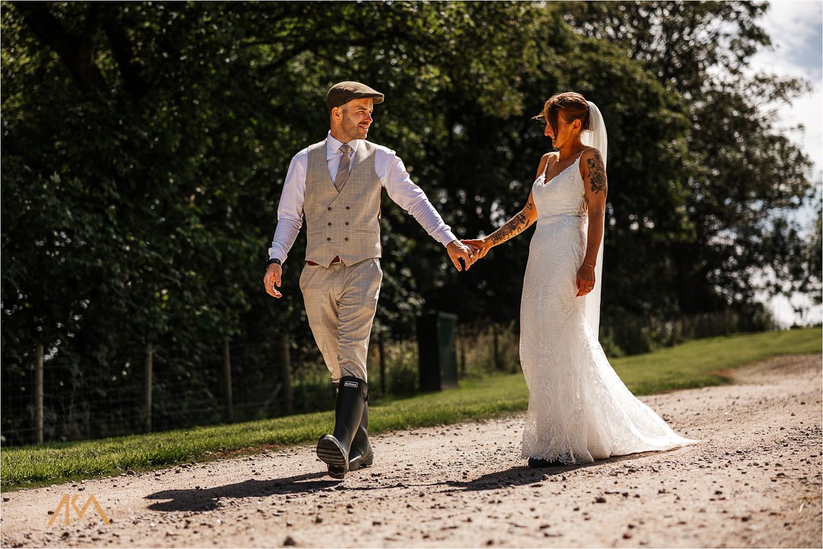 wedding portraits Tipis at Riley Green summer