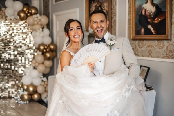 bride groom portrait dress