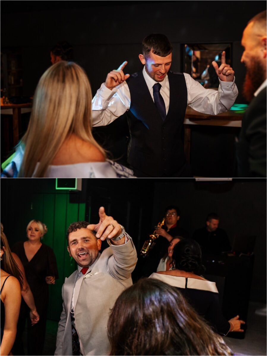 first dance wedding guests party groomsmen