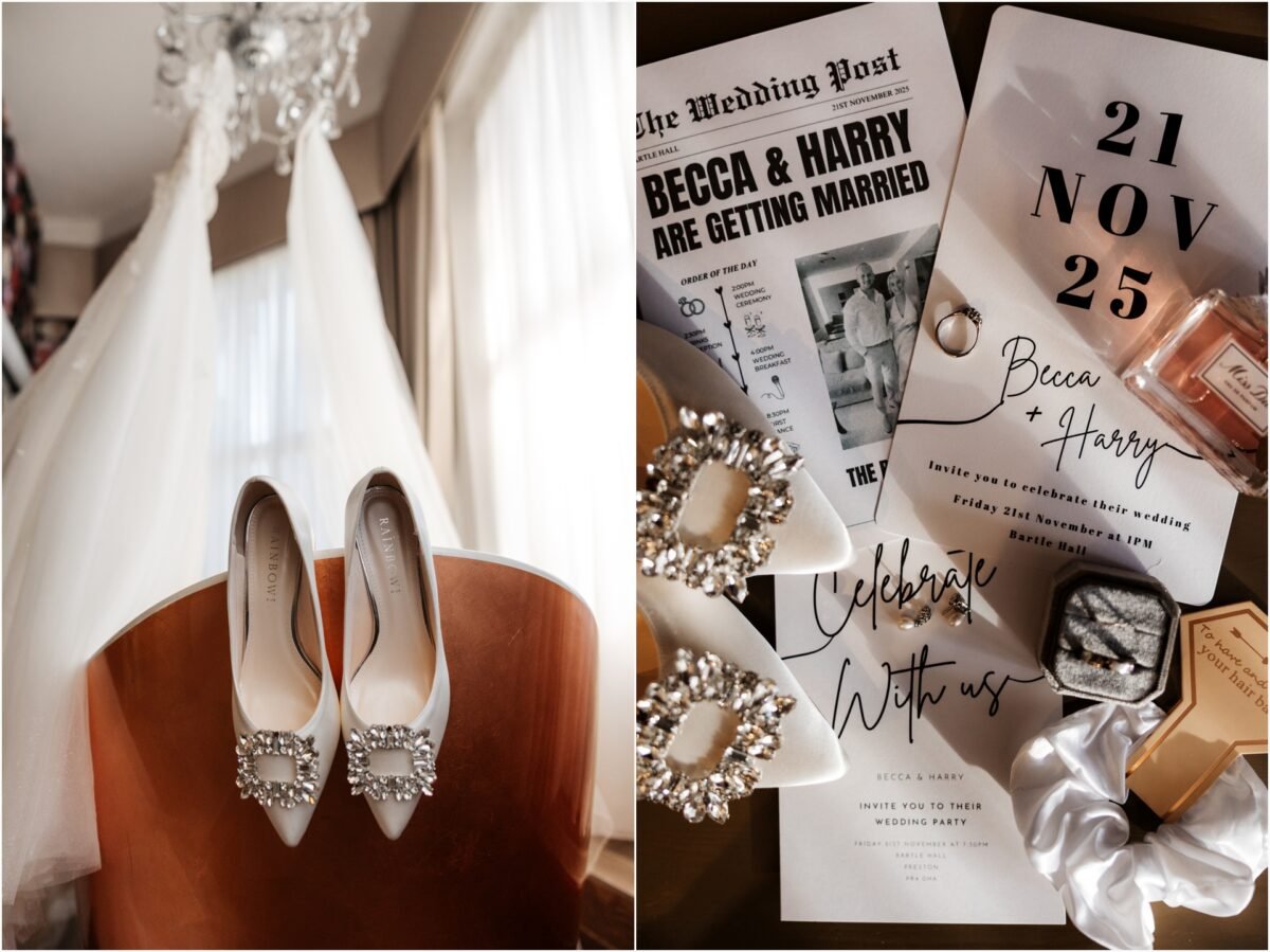 wedding details bartle hall winter wedding