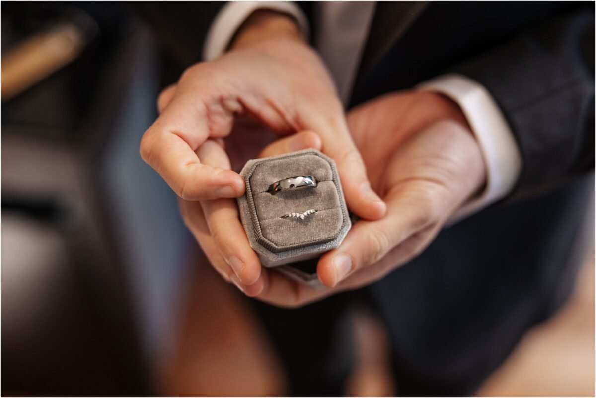wedding rings groom bartle hall