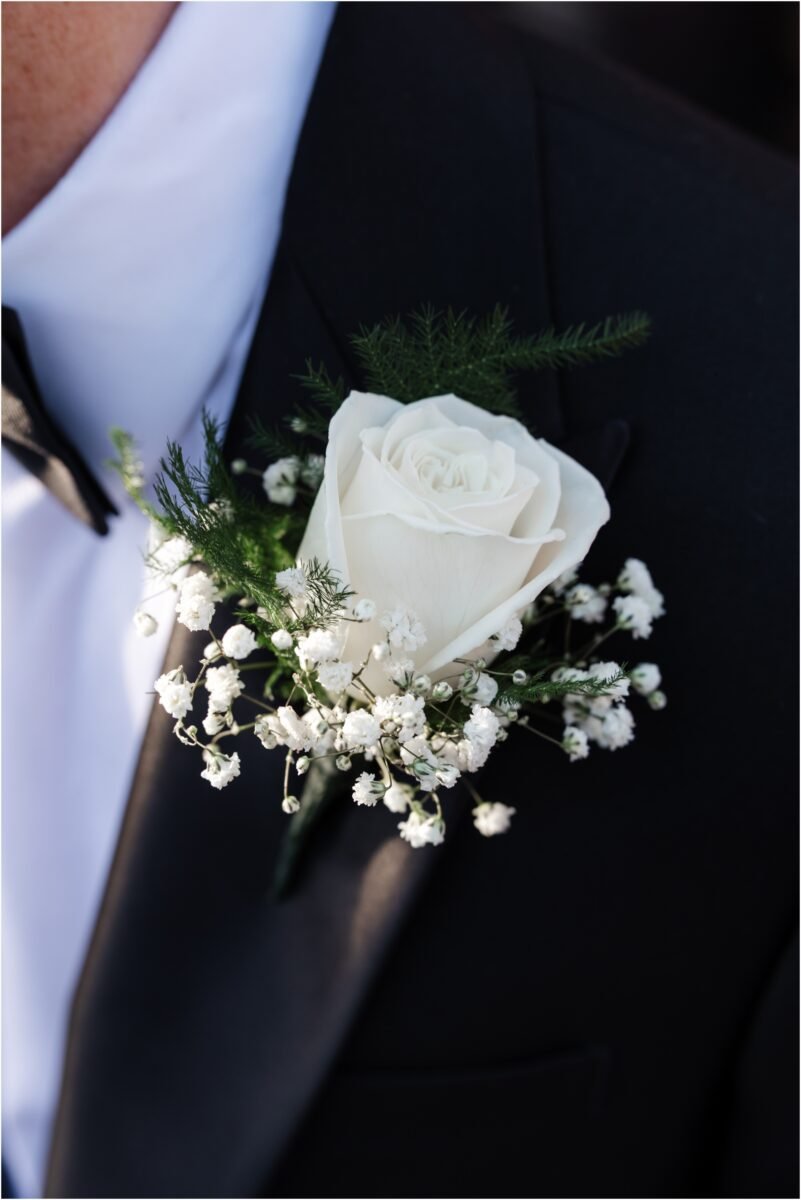 rose flower wedding bartle hall 