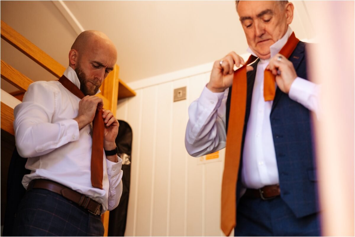 wedding suit Samlesbury Hall