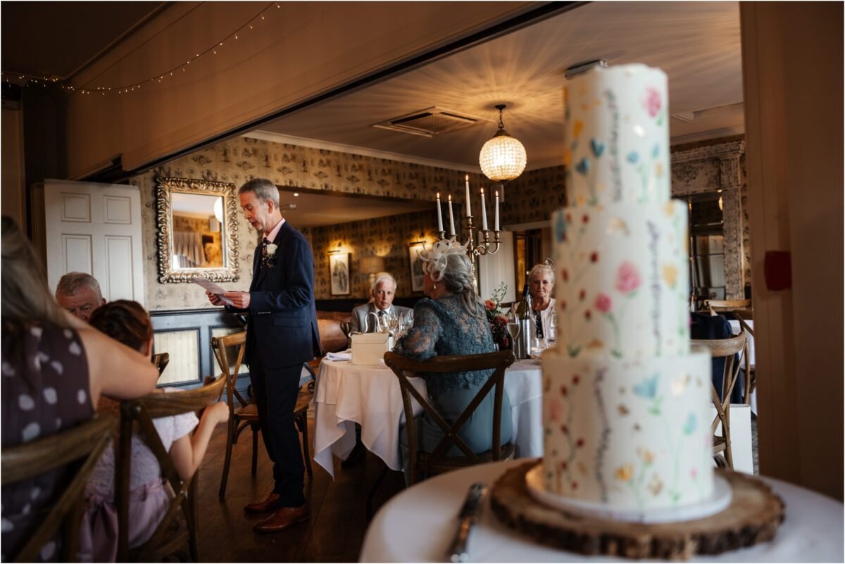 wedding cake father bride speeches shireburn arms
