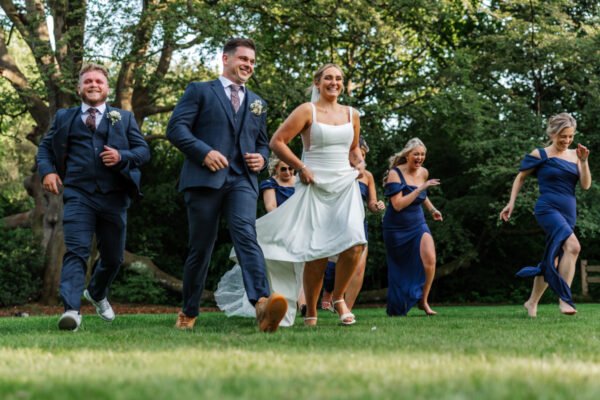 bride groom wedding guests