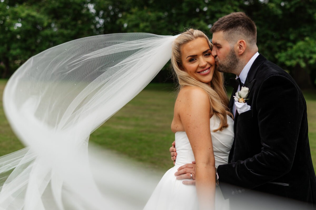 bride groom wedding portraits summer preston