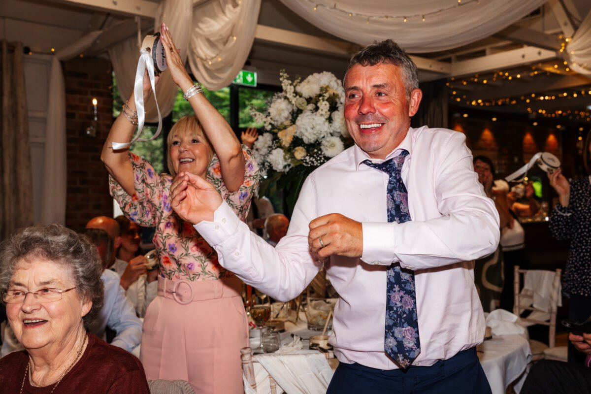 wedding guests smiles wedding breakfast entertainment 