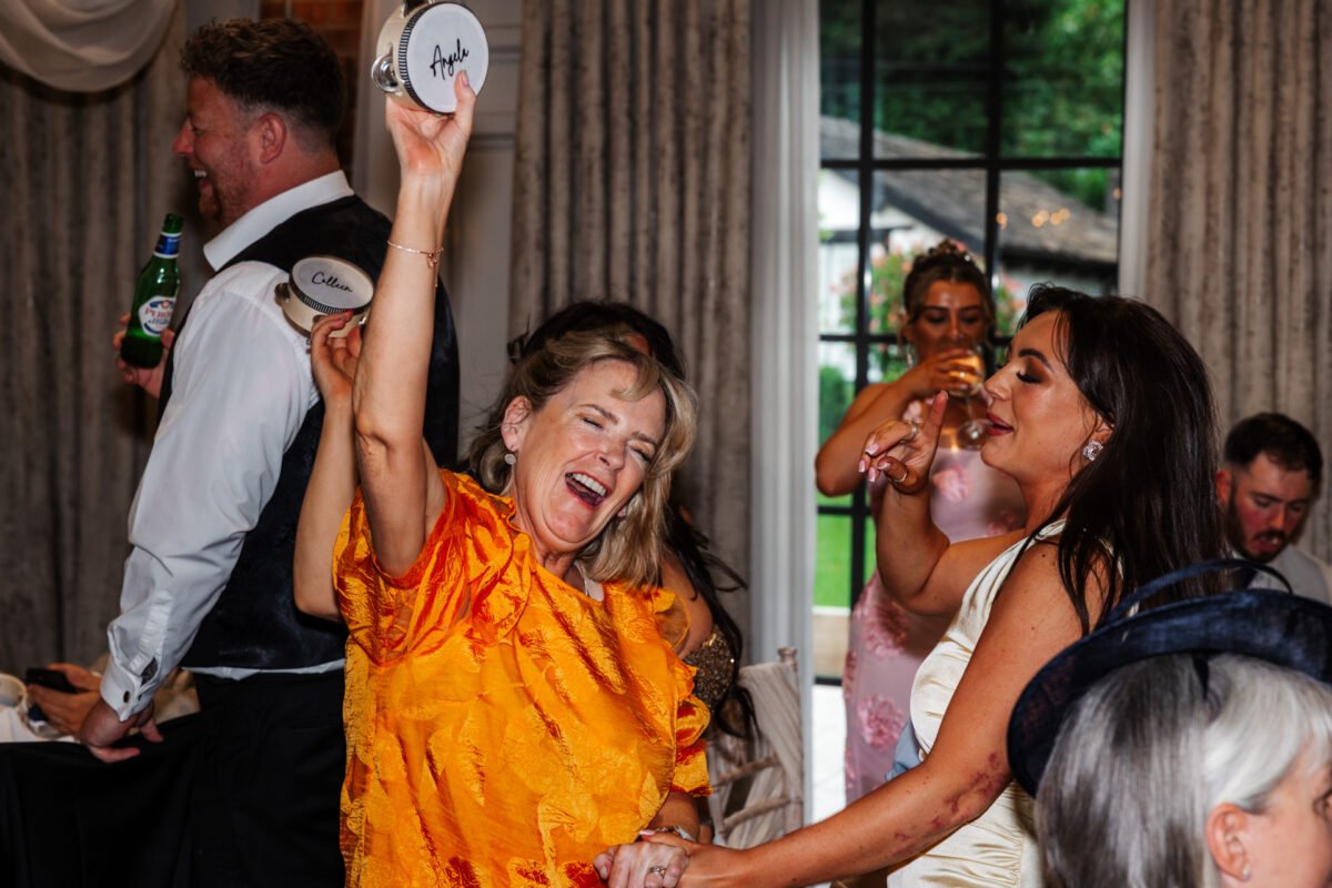 wedding guests dancing bartle hall preston
