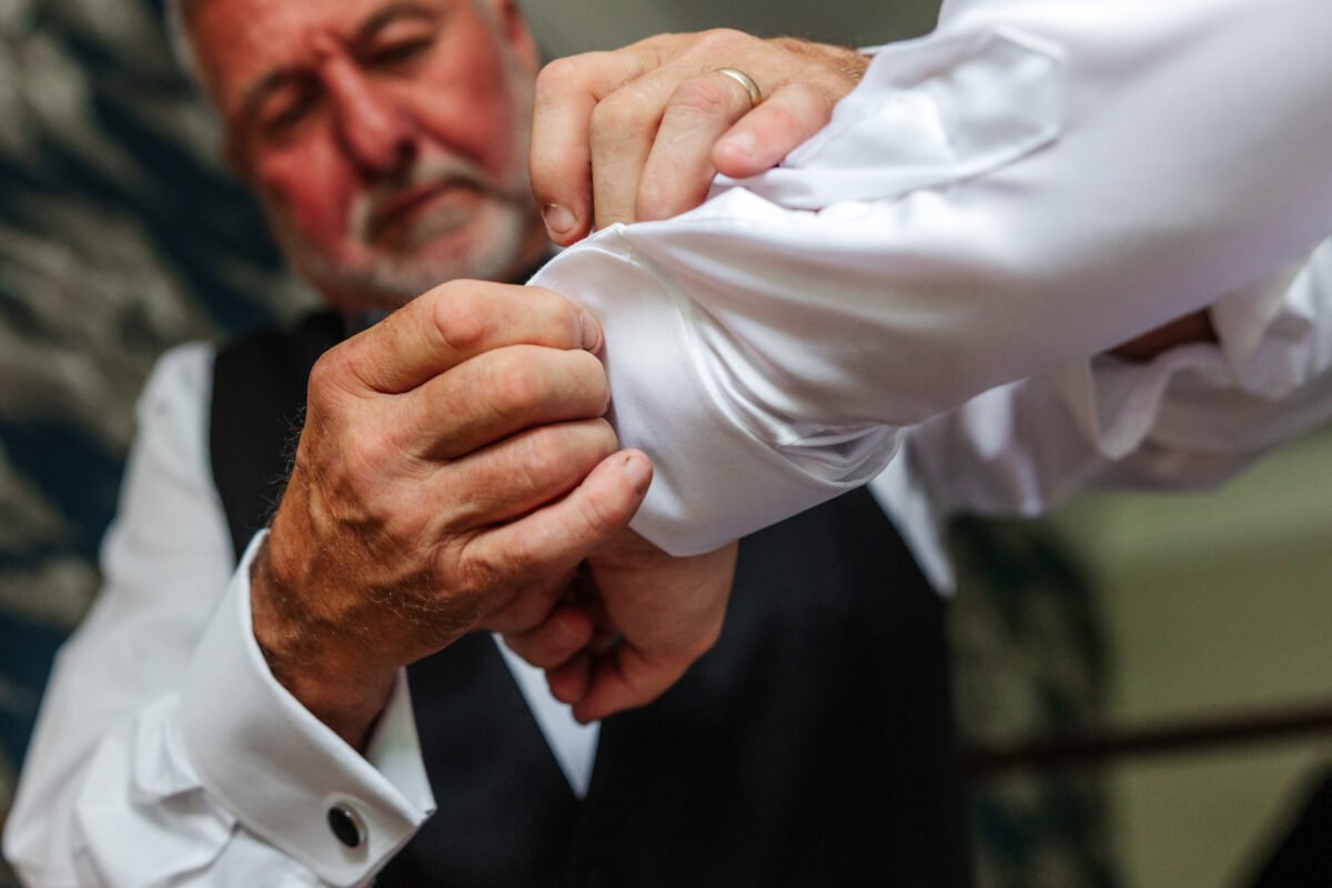 groom detail shots wedding bartle hall