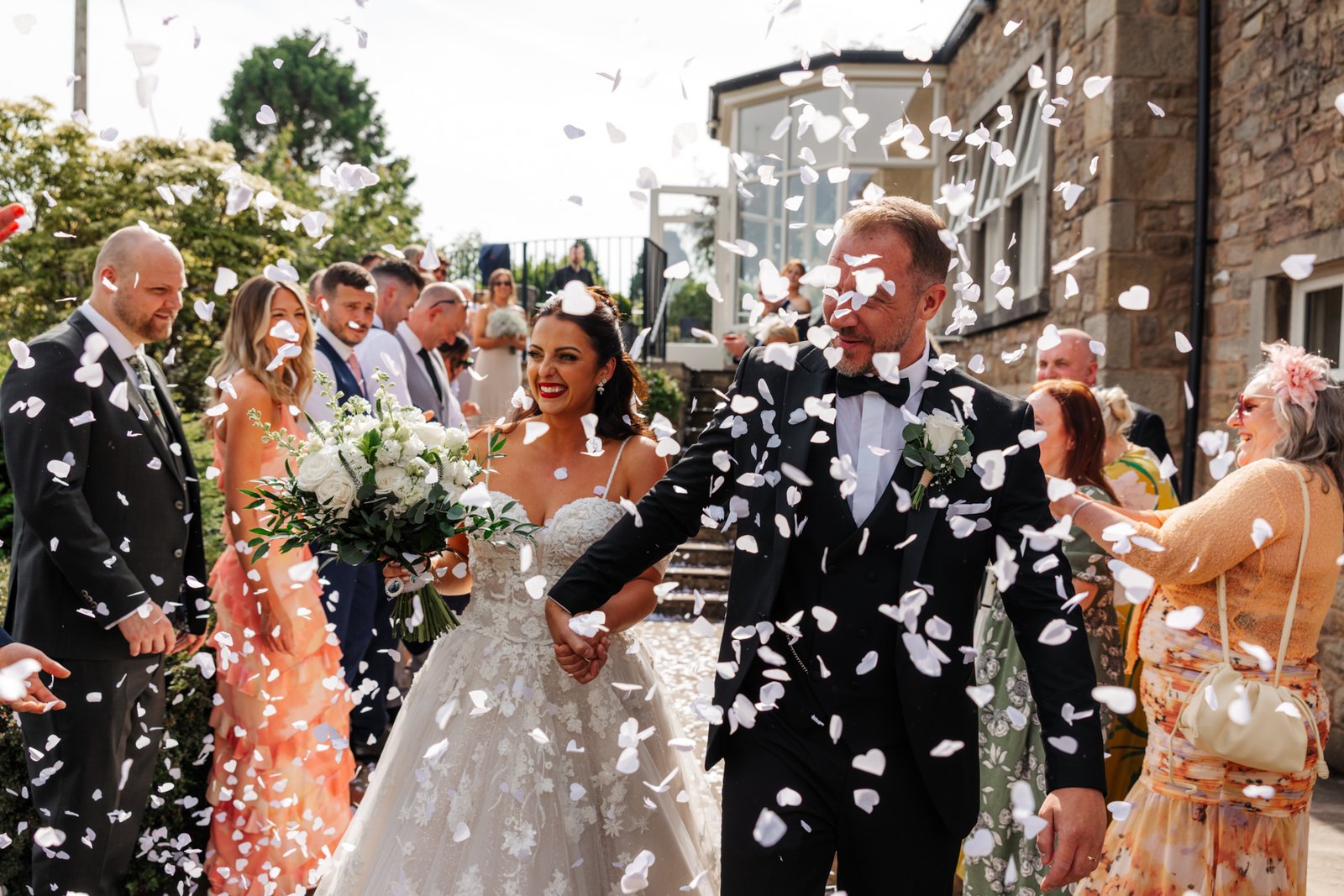 Black & White Twilight Wedding at Shireburn Arms Ribble Valley
