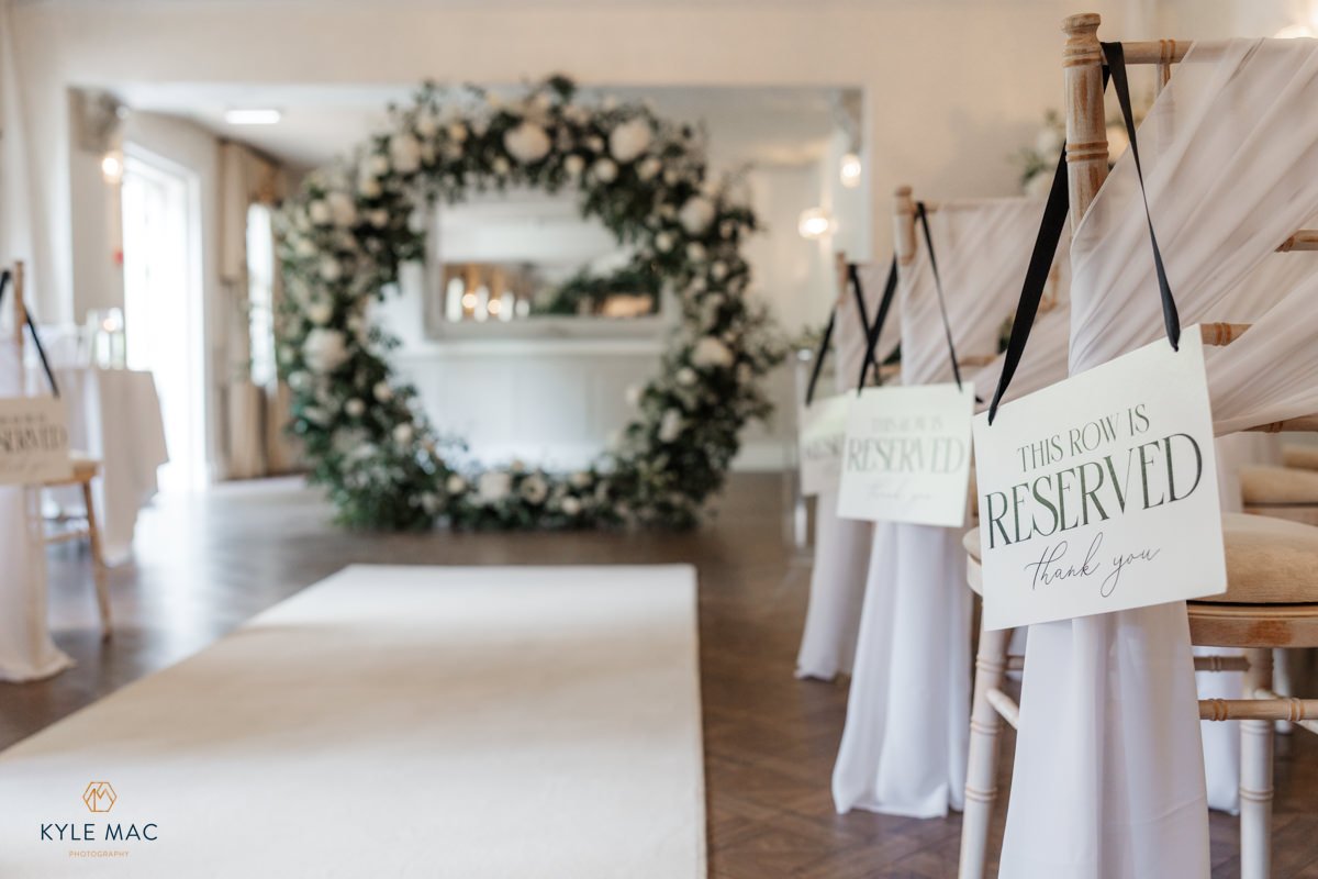 wedding details bartle hall ceremony room